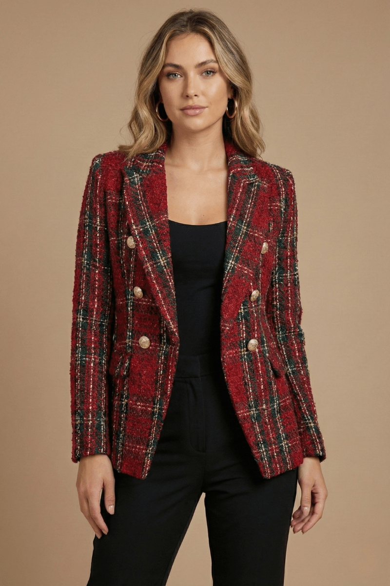 Pema – Modern Vintage-Fit Blazer with Breathable Lining