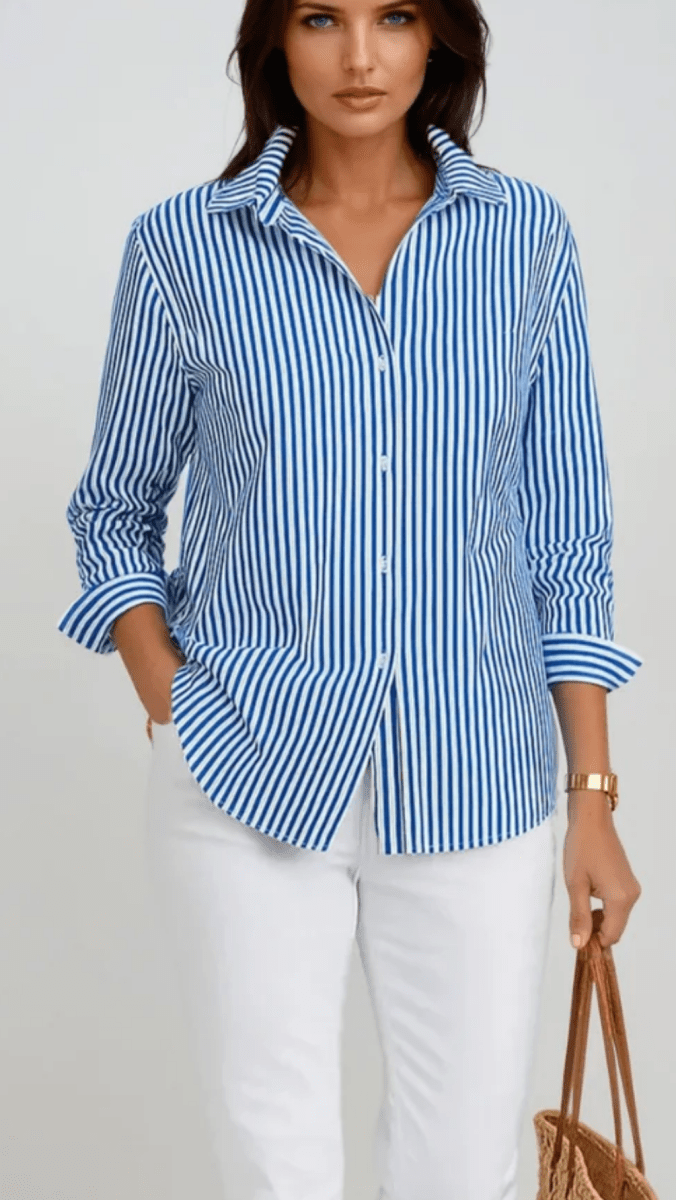 AURELINA - Classic Stripe Shirt
