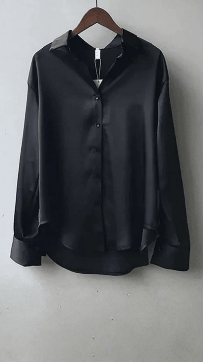 ELVÉRA - Satin Relaxed Blouse