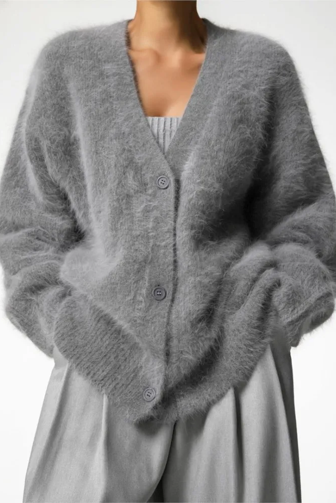 Karlyn Women's Knit Cardigan with V-Neck, Button Closure & Soft Fabric 1
