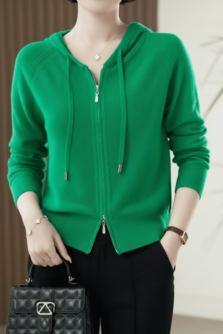 Lightweight Knitted Hoodie - Soft Comfortable Hooded Design for Spring & Autumn 5