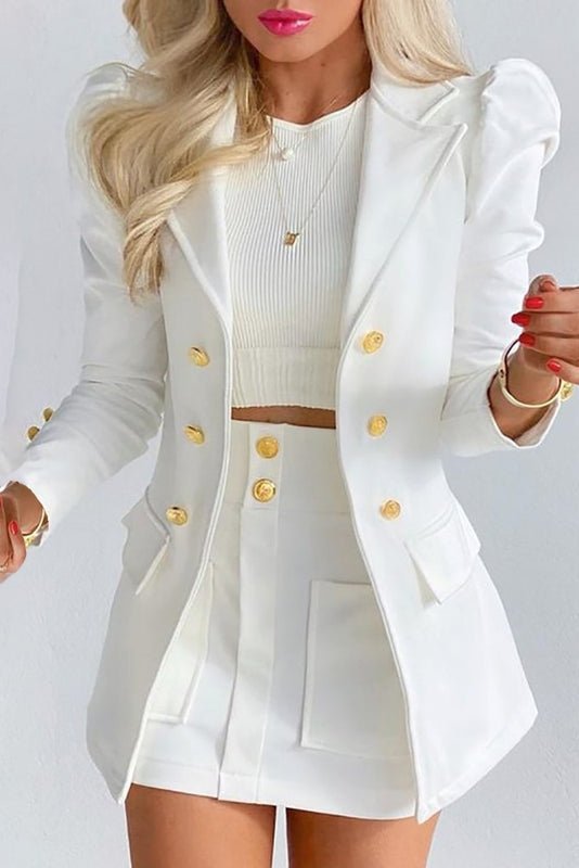 Nori – Sophisticated Blazer and Mini Skirt