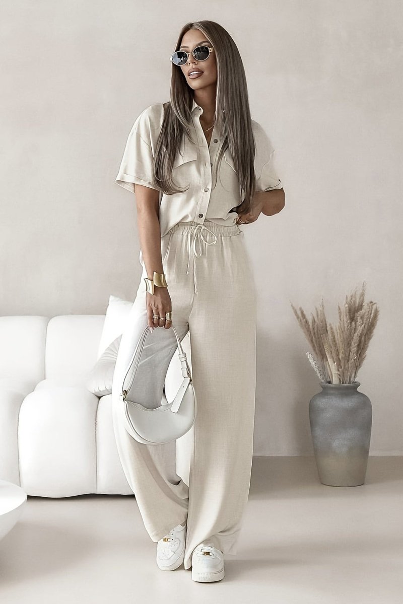 ISOLDE – Chic Spring Linen Ensemble