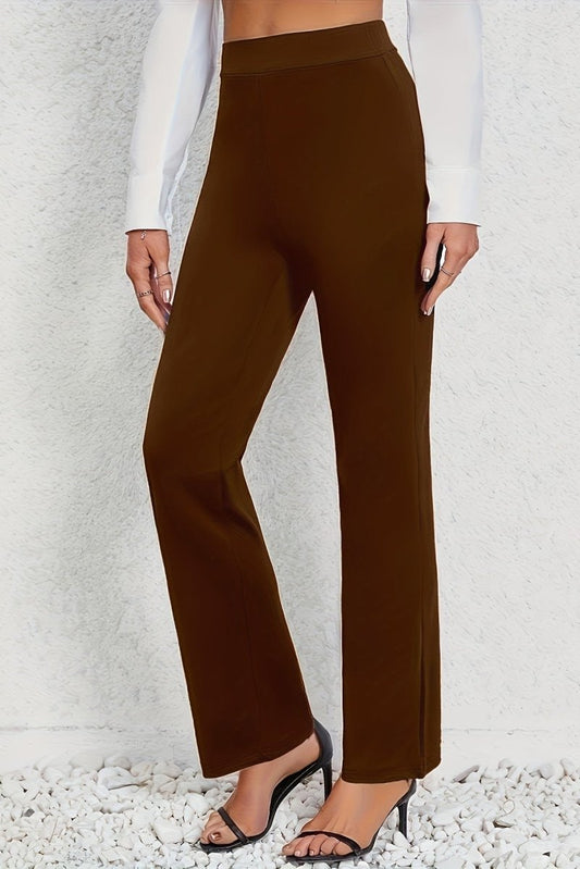 KENSARIA – Women’s Stretch Straight-Leg Trousers