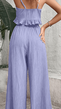 AZURÉA - Tie Front Pants Set