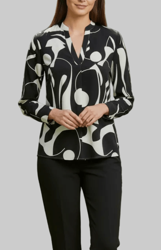 LUMAVIA – Elegant Women's Blouse Breathable Fabric Flattering Fit