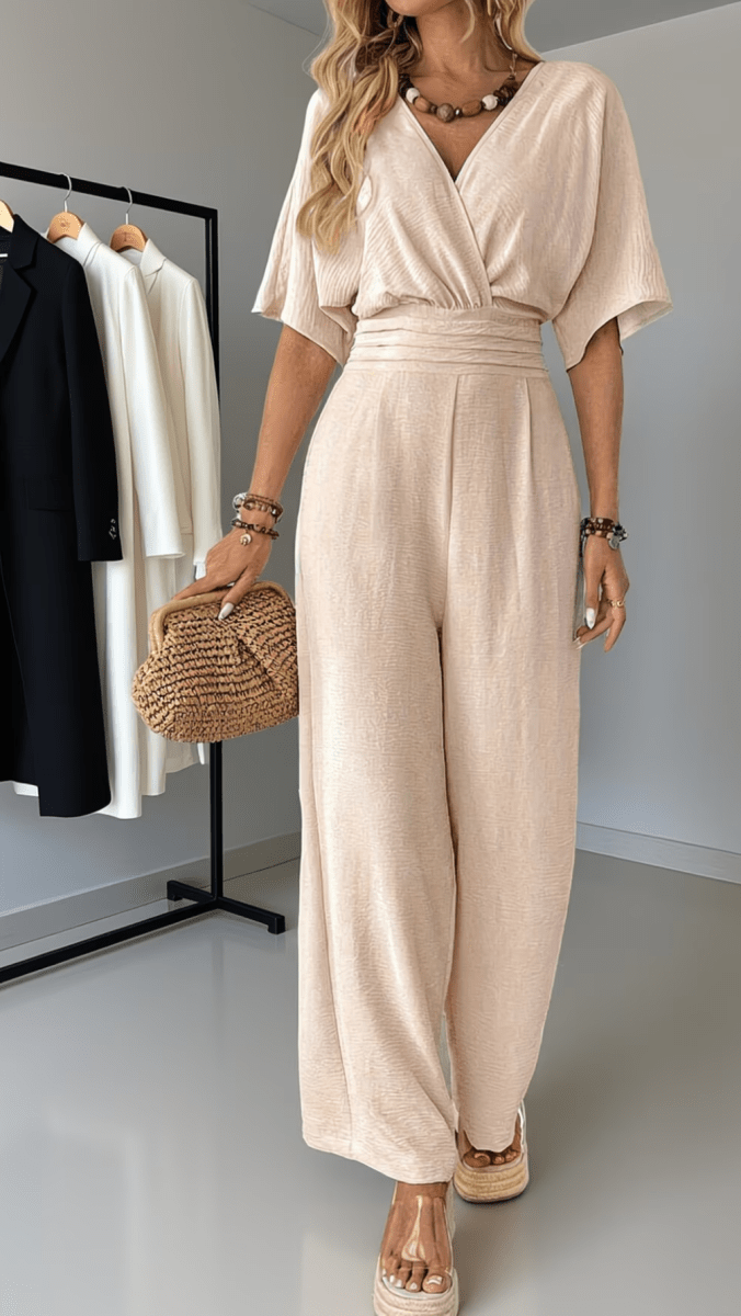 LUMÉRA - Soft Wrap Jumpsuit