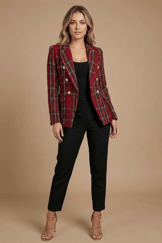 Pema – Modern Vintage-Fit Blazer with Breathable Lining