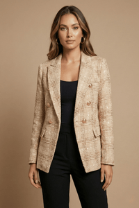Pema – Modern Vintage-Fit Blazer with Breathable Lining