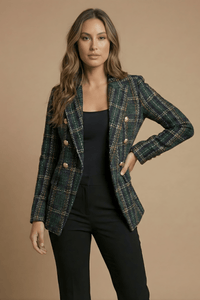 Pema – Modern Vintage-Fit Blazer with Breathable Lining