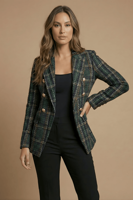 Pema – Modern Vintage-Fit Blazer with Breathable Lining