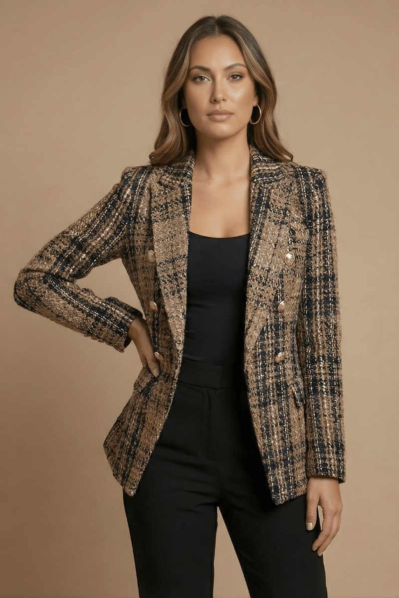 Pema – Modern Vintage-Fit Blazer with Breathable Lining