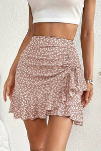 Odessa – Sleek Ruffled Hem Skirt with Minimalist Profile