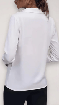 ÉLARA - Tailored Button-Up Blouse