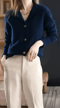 ISADORA - Classic Button Knit Cardigan