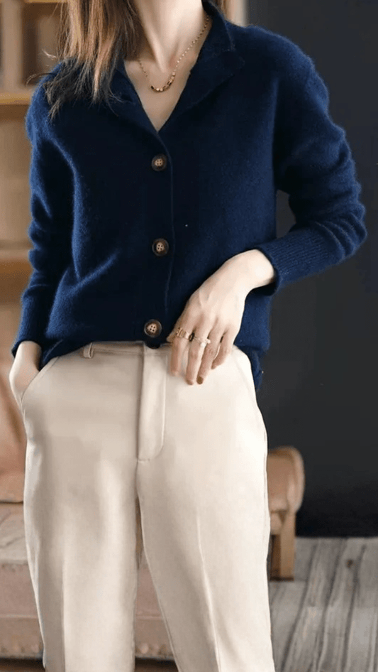 ISADORA - Classic Button Knit Cardigan