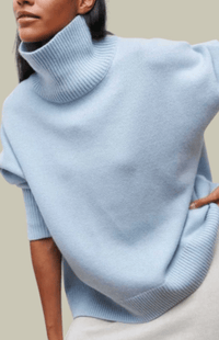 TUFTINA – Soft Oversized Turtleneck Knit Sweater for Effortless Spring Style