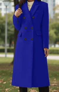 MONTÉRA – Women’s Long Wool Coat for Sophisticated Spring Styling