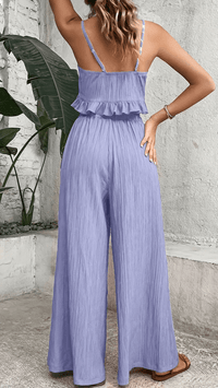 AZURÉA - Tie Front Pants Set