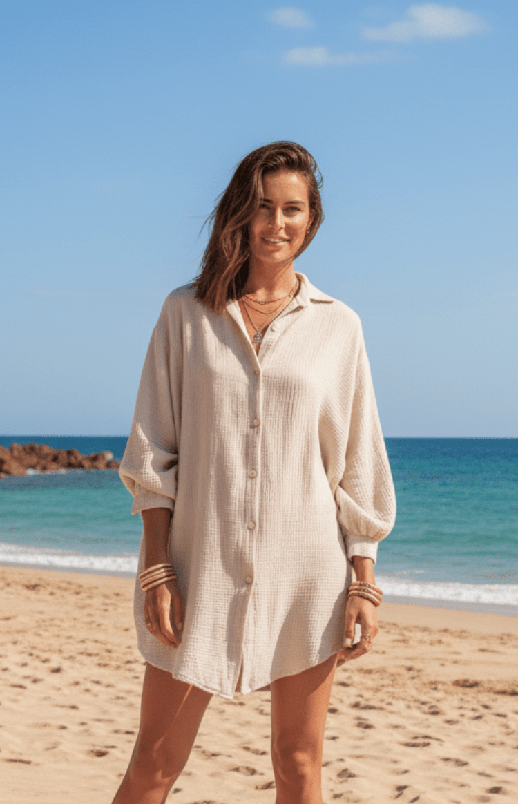 LIORA – Colorful Breezy Blouse