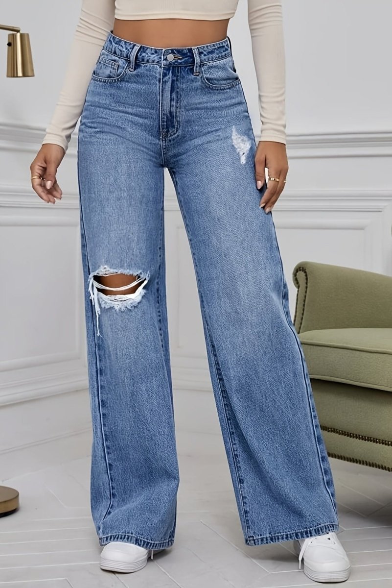 KYNZLEE – Fashion Loose Ripped Jeans