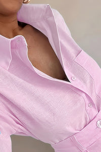 DELILAH – Refined Elegant Women’s Linen Suit Set