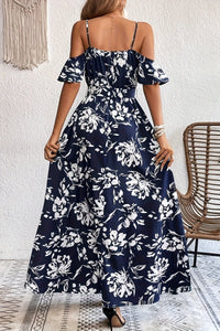 Avery Bloom - Floral Cold Shoulder Maxi Dress