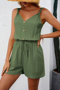 Sloane – Sexy V-Neck Summer Jumpsuit with Proportional Ease