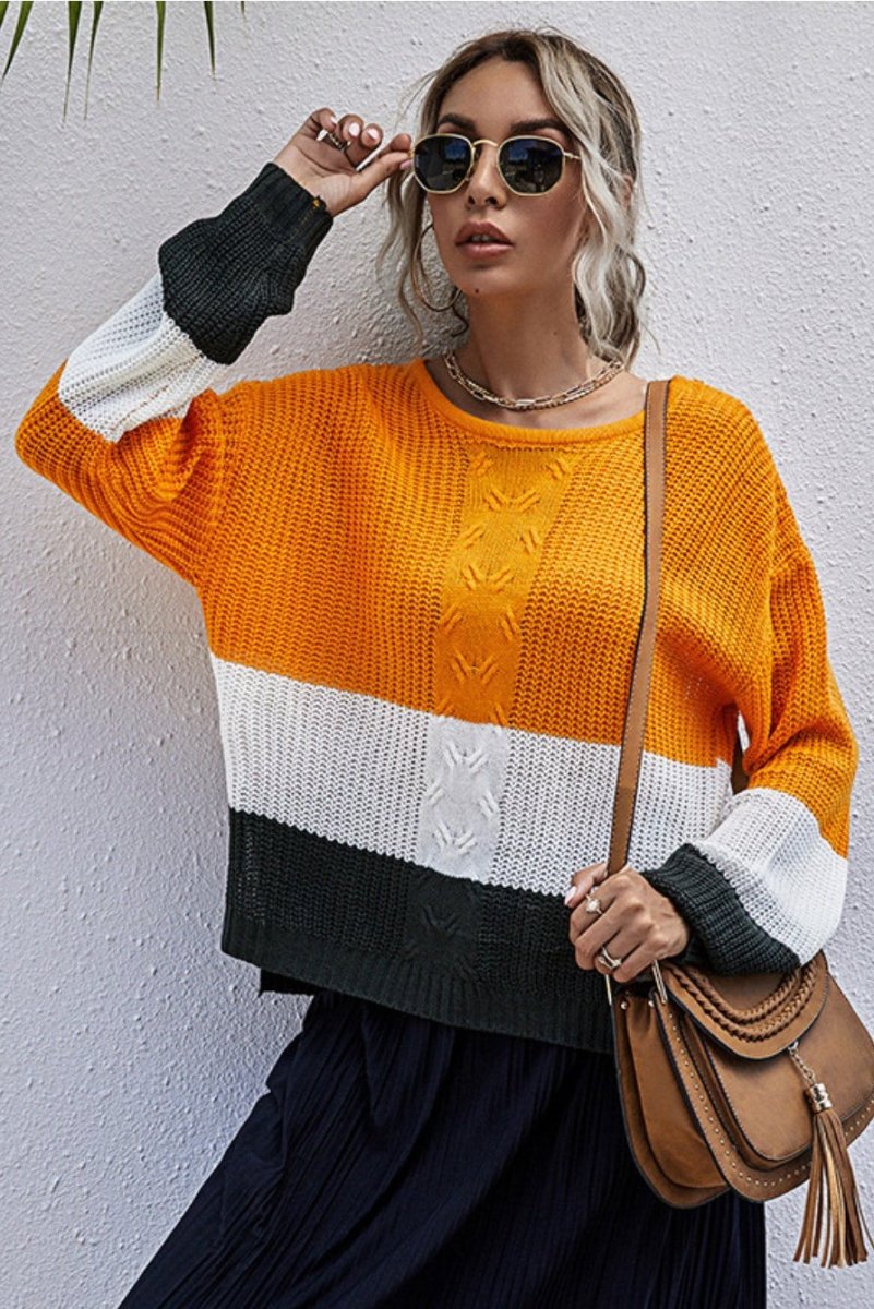 Peyton – Casual Elegant Cable Sweater