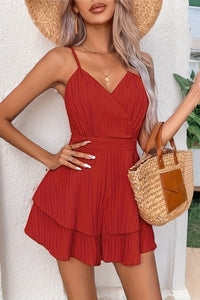 Willa – Refined Solid Color One-Piece with Structured Strappy Grace