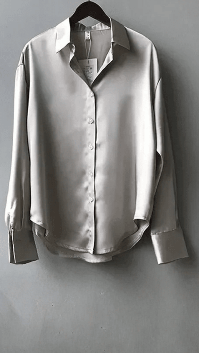 ELVÉRA - Satin Relaxed Blouse