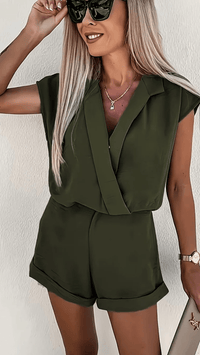 ELVIRA - Tailored Lapel Romper