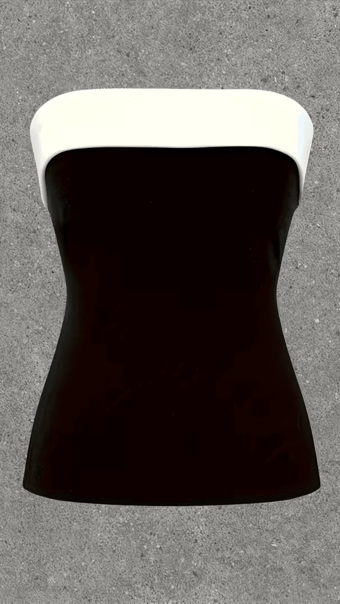 MONRÉVA - Women’s Color Block Strapless Tube Top