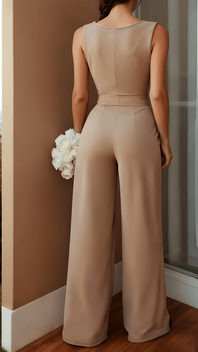 AURÉLIA - Tailored Wide Leg Jumpsuit