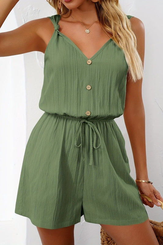 Sloane – Sexy V-Neck Summer Jumpsuit with Proportional Ease