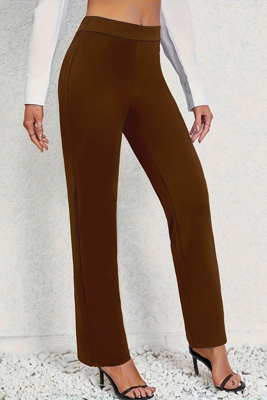 KENSARIA – Women’s Stretch Straight-Leg Trousers