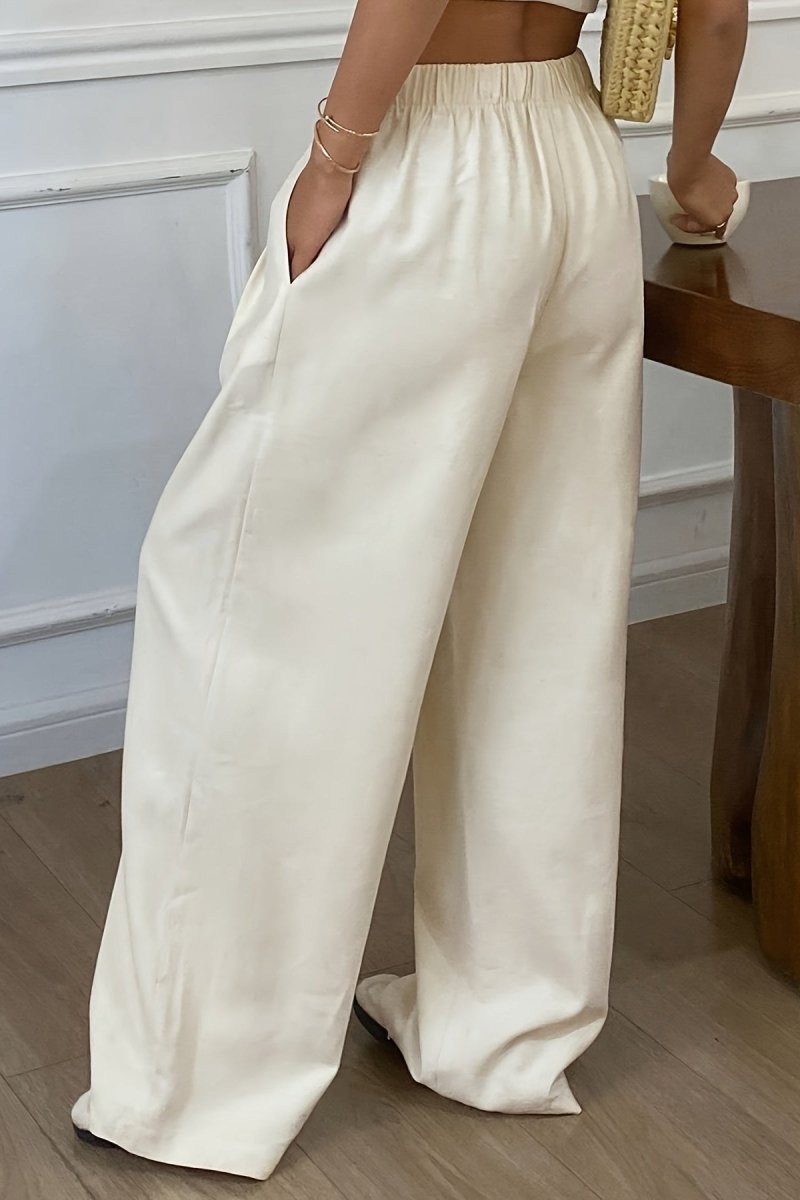 CAVENZA – Loose-Fit Linen Leisure Pants