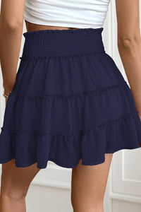 Fleur – Modern Bohemian Skort with Breathable Tiered Charm