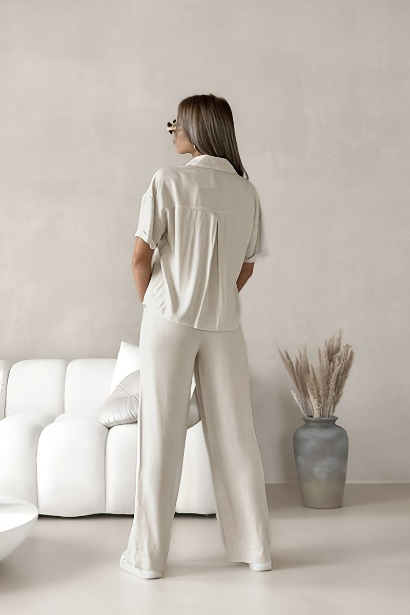 ISOLDE – Chic Spring Linen Ensemble