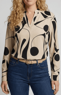 LUMAVIA – Elegant Women's Blouse Breathable Fabric Flattering Fit