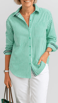AURELINA - Classic Stripe Shirt