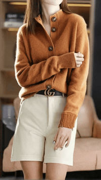 ISADORA - Classic Button Knit Cardigan