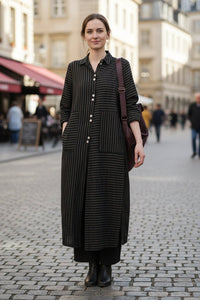 MCKENNA – Relaxed Linen Stripe Top & Pants Duo