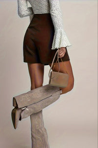 FREZELLA – Timeless Brown Tailored Skort