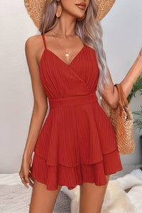 Willa – Refined Solid Color One-Piece with Structured Strappy Grace