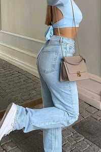 GENESSA – Classic Casual Straight-Leg Jeans