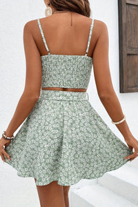 Thyme – Urban Ruffle 2-Piece Set with Contoured Silhouette