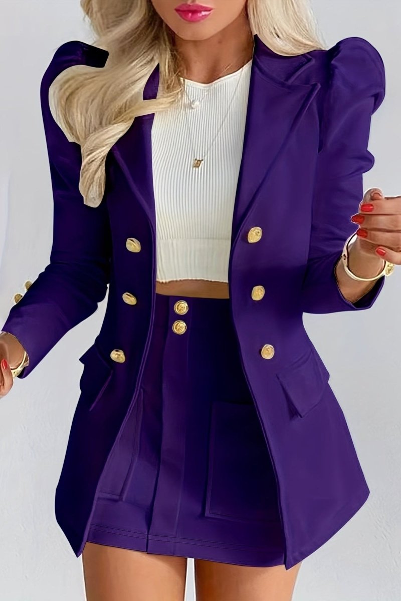 Fara – Sleek Business Casual Suit with Minimalist Profile