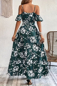 Avery Bloom - Floral Cold Shoulder Maxi Dress