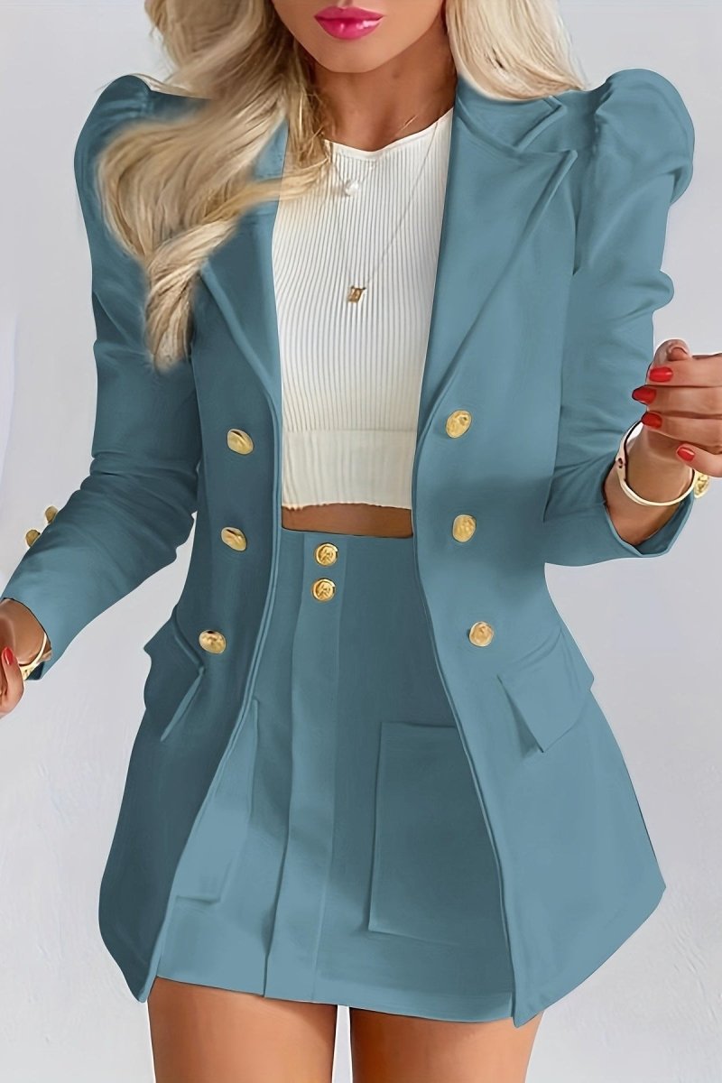 Fara – Sleek Business Casual Suit with Minimalist Profile